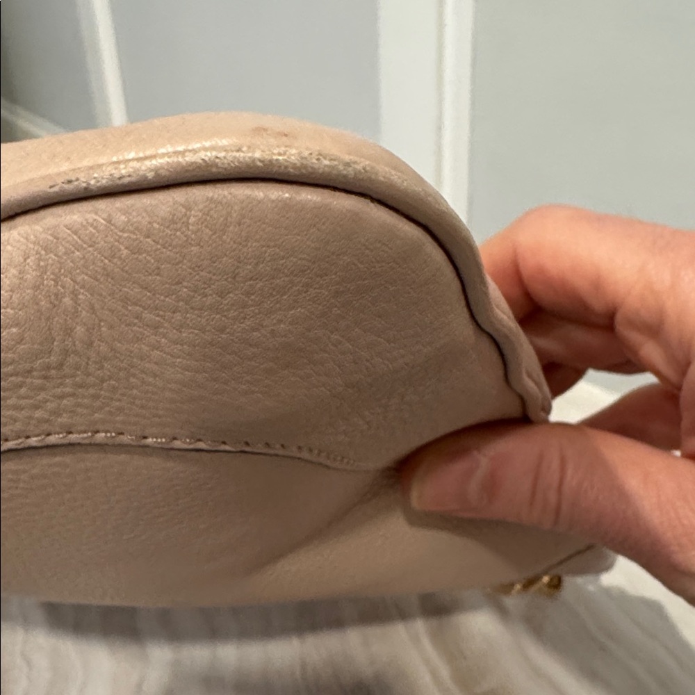 Tory Burch Marsden Swingpack Pink Blush Leather Gold Chain Convertible Crossbody - Picture 11 of 17